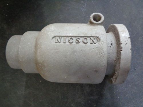 Nicson marine straight water cooled exhaust elbow  v-drive boat 3&#034; to 2.5&#034; id