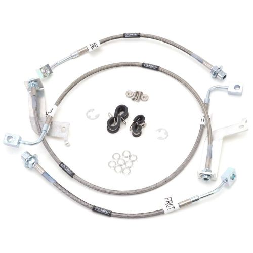 Brake hydraulic hose kit-street legal front rear russell fits 99-01 ford mustang