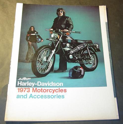 1973 harley-davidson motorcycle accessories brochure