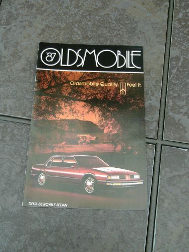 1987 oldsmobile sales mailer brochure cutlass 442 cutlass ciera wagon salon 88