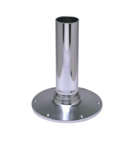 Garelick 75430 eez-in smooth series 12" anodized fixed height seat base pedestal
