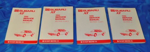 1990 subaru xt factory dealer oem service shop repair manual set