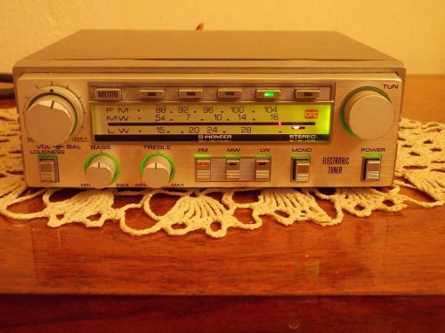 Vintage pioneer gex-68 component car stereo am/fm  electronic tuner kpx,kp,kex