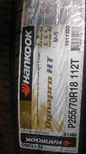 1 new hankook dynapro ht  255 70 18 255/70r18 tire