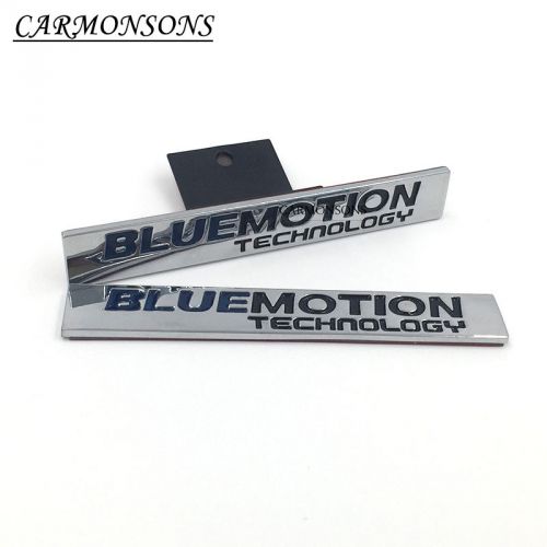 2 pcs for vw volkswagen golf 5 6 7 jetta tiguan car emblem sticker blue motion