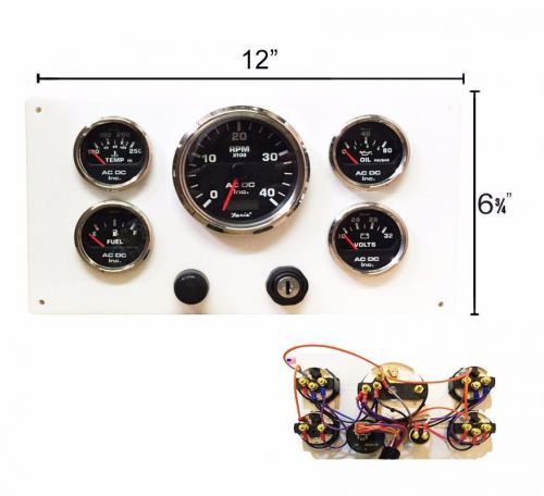 Diesel caterpillar marine engine panel