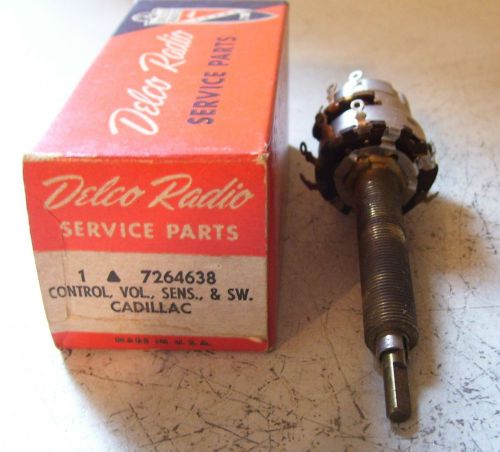 54 55 1954 1955 cadilac radio volume control delco original # 7264638 nos
