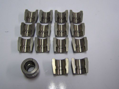 16 titanium 5/16&#034; super 7 valve locks +50 square groove xceldyne dw 062315-29