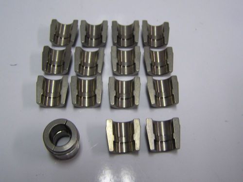 16 titanium 5/16" super 7 valve locks +50 square groove xceldyne dw 062315-29