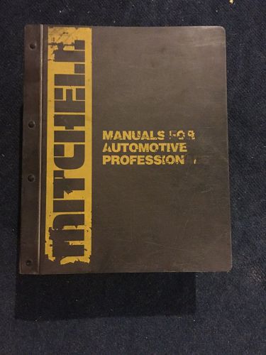 Mitchell transmission manual imported cars &amp; trucks volume 3 1985 1986