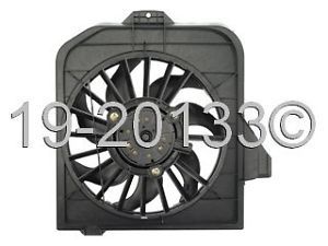 New radiator or condenser cooling fan assembly fits chrysler dodge and plymouth