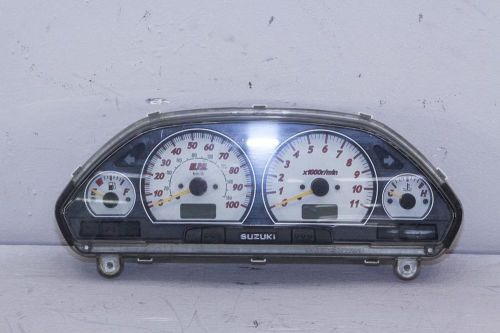 05 suzuki burgman an 400 speedometer instrument gauge *crazed display* 13k mi.