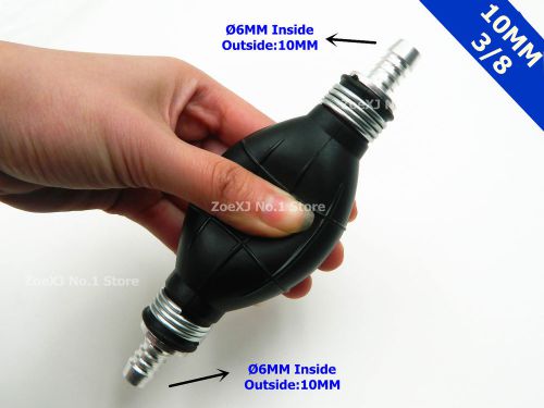 Rubber hand fuel primer pump 10mm 3/8 9001-089a bulb type boat fuel diesel pump