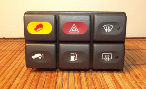 99 - 02 land rover discovery series 2 center dash switches 1999 2000 2001 2002