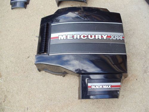 Mercury xr4 cowl hood l outboard 150 175 200 225 xr6 xr2 v6 black max