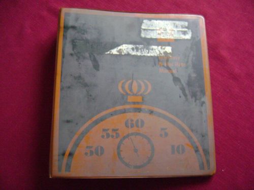 Free shipping! gm 1968 pontiac gto firebird dealer warranty &amp; flat rate binder!