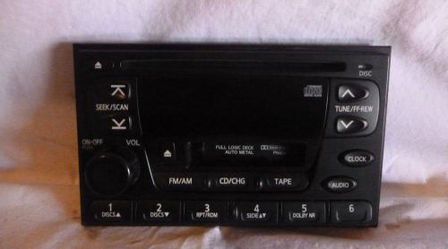00-01 nissan xterra am fm radio cd cassette face plate 28188-7z000 fp12008