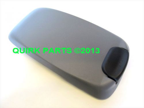 2002-2007 ford super duty medium flint center console cover armrest lid oem new