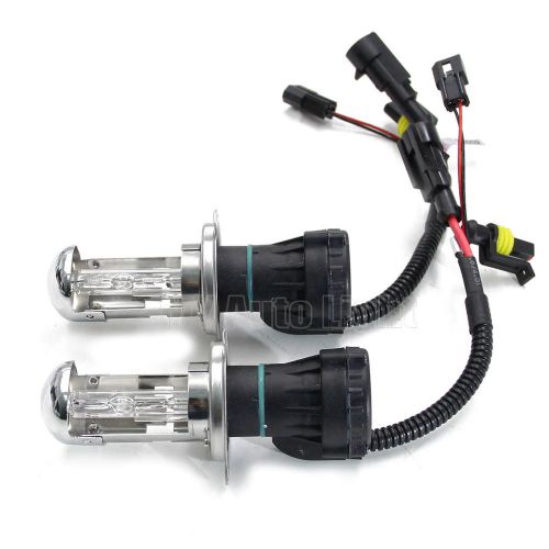 Snowmobile hid kit h4 9003 bi-xenon 6000k 6k blue headlight light bulbs