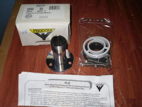 Acr 2623 procom flg flange deck mount for procom gps4 quadrifilar helix antenna
