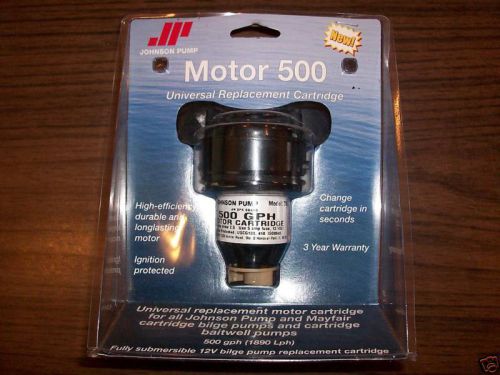 Johnson replacement motor cartridge 500 gph part#28552