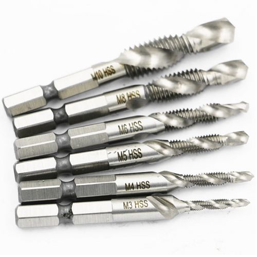 Sell Drill Tap Countersink Deburr Set Metric 6pc Combination Drill Tap
