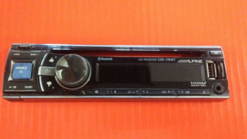 Alpine cde-136bt face plate
