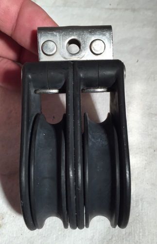 Harken double bullet block sheave diameter    2 1/4", gc