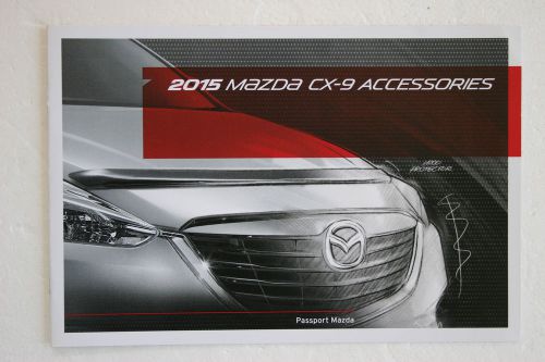 2015 mazda cx-9 accessories brochure