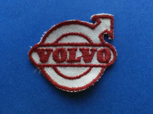 Rare vintage 1970's volvo sew on car club employee uniform jacket patch crest a