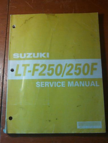Suzuki lt-f250 250 f service manual four wheeler quad runner quadrunner