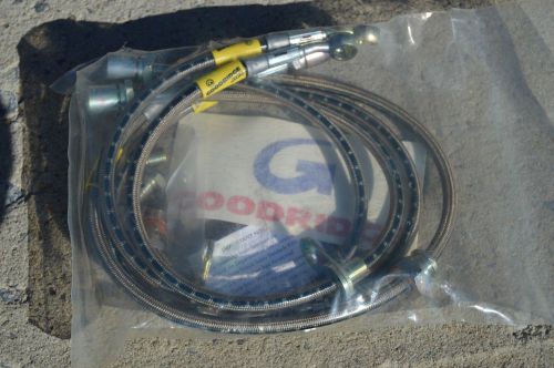 Goodridge stainless steel brake lines for 02-07 wrx/sti