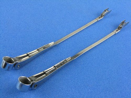 1946-1948 chevrolet fleetline oem windshield wiper arms pair trico 46 47 48