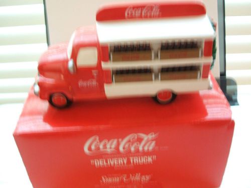 Coca-cola delivery truck by dept 56 dated 1994, ceramic &amp; nice