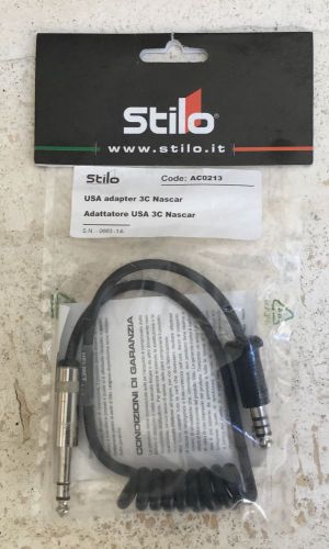 Stilo 4-to-3 connector nascar style helmet to intercom adapter ac0213