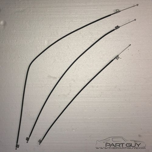 1967-68 firebird camaro a/c heater control cable set ac air conditioning cables