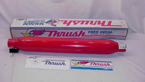 Vintage  hot rod drag racing thrush glass pack cherry bomb nos