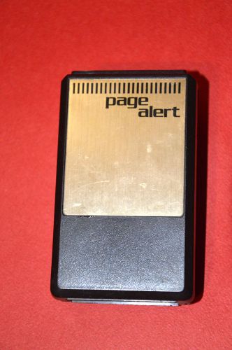Vintage 70s alarm pager model 4000r,part of page alert vehicle auto theft system