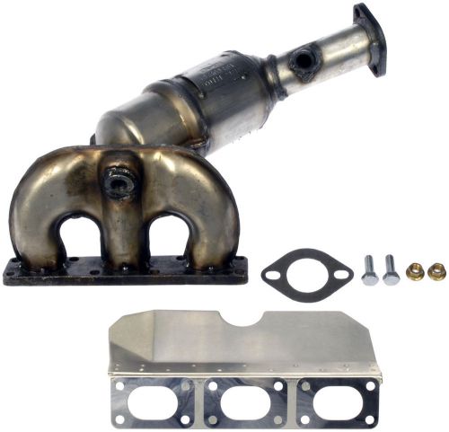 Exhaust manifold with integrated catalytic converter rear right fits 99-00 528i