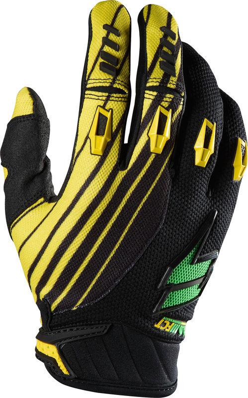Shift faction satellite green / yellow glove  motocross atv mx 2014 gloves