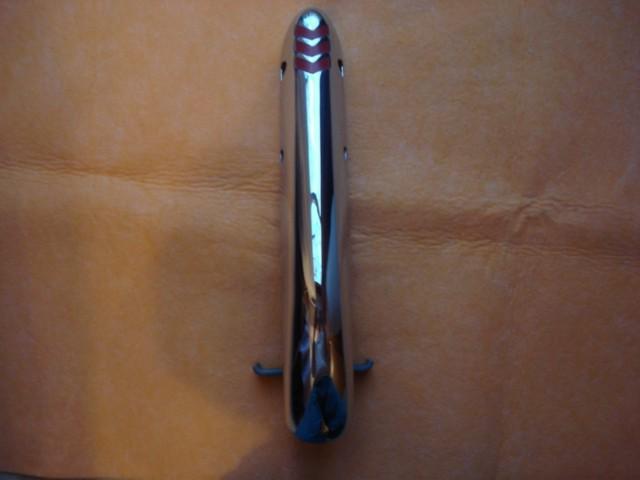 Rechromed 1940 studebaker champion bumper guard for crossbar option