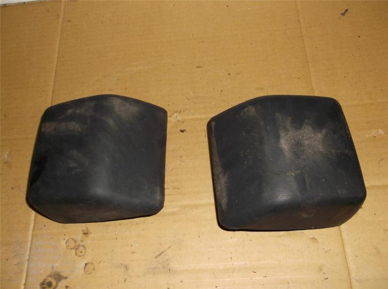 Sell 9706 Jeep Wrangler TJ Front Bumper Rubber Impact Pads Pusher