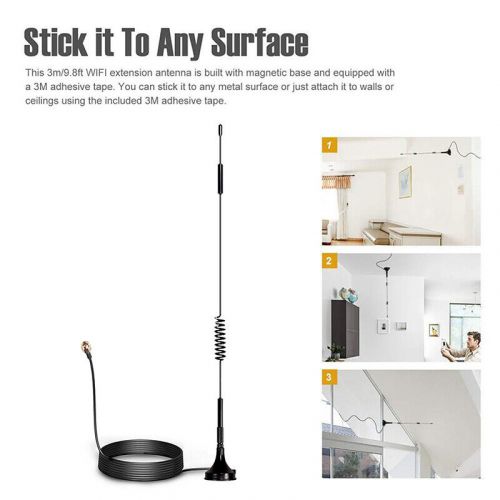 High quality 700-2700mhz 1.5m 50w external router magnetic line male connect wy4