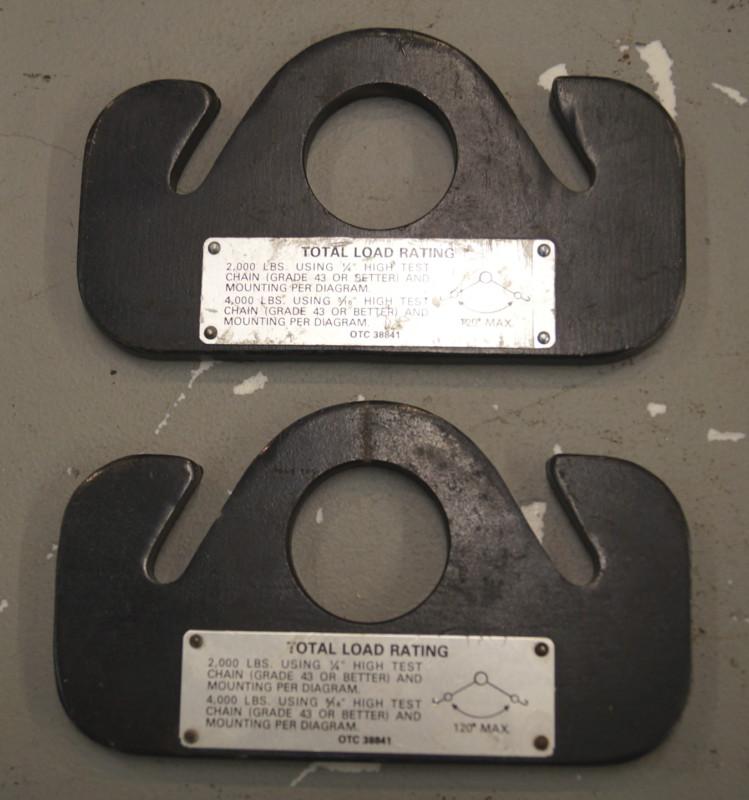 Otc 38841 lifting plate set