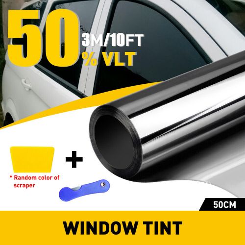 50% VLT Uncut Roll Window Tint Film 20"x10'ft Feet Car Home Office Glass 10ft US, US $12.34, image 3