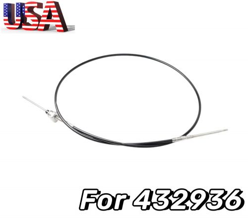 For Johnson Evinrude 432936 397451 New Electric Trolling Motor 5' Steering Cable, US $151.97, image 5