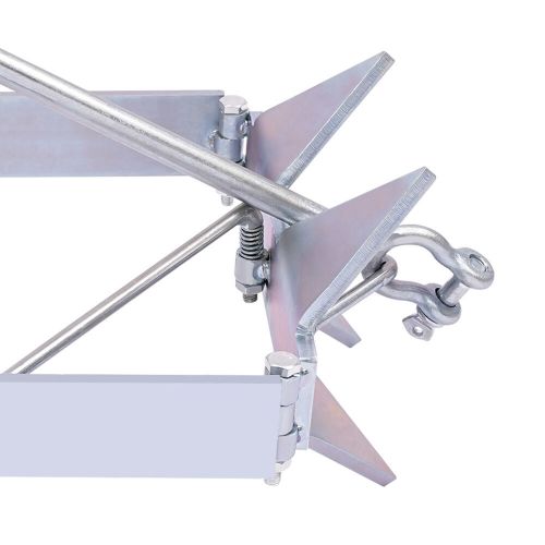 Boat Anchor Kit Sliding Cube Anchor 13lb Galvanized Steel For Boat Ship Foldable, US $78.67, image 2