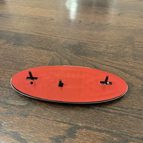 For ford 9 inch us flag black grille tailgate logo emblem 3d oval f150 f250 f350