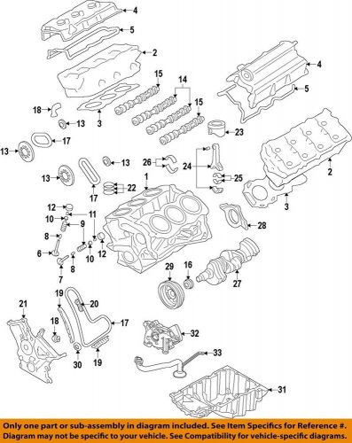 Ford oem-engine valve cover br3z6582r