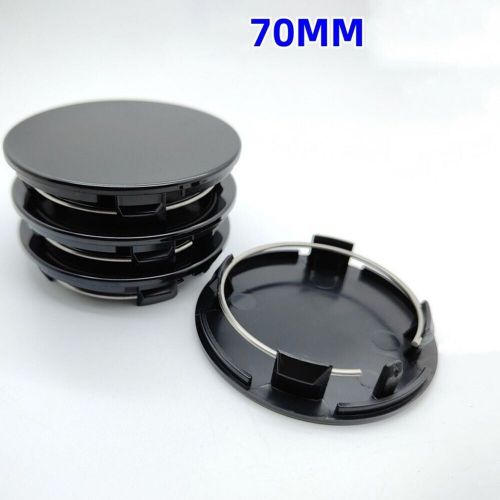 4x Black/silver 70mm Wheel Hub Center Badges For RM Rims Type Replacement New, US $14.53, image 3